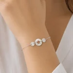 PULSERA DE PLATA ESTRELLA CALADA